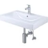 Geberit Waschbecken ICon 60 Cm Inkl. Armatur Weiß -Badezimmerbedarf Geschäft 05261000 GeberitiConWT60cm