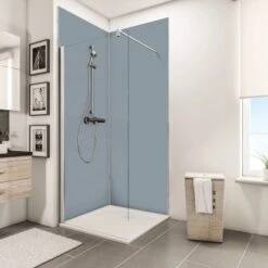 Schulte ExpressPlus DecoDesign Duschrückwand Set Ecke Dekor Hellgrau -Badezimmerbedarf Geschäft 060991064302 2053 064302 1