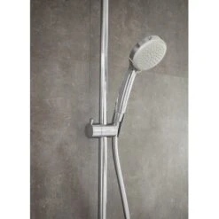 Hansgrohe Showerpipe Croma 160 1jet Mit Thermostat Chrom -Badezimmerbedarf Geschäft 0 Slider 1028 27135000 tif