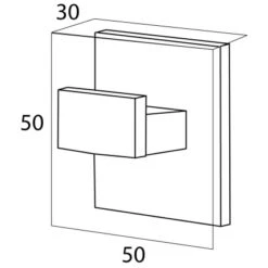 Tiger Dekor-Wandhaken Items Chrom Groß -Badezimmerbedarf Geschäft 109236 4621 4