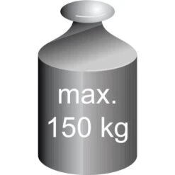 Bad-Hocker XXL Premium Schwarz -Badezimmerbedarf Geschäft 127670 4213 a0221010 4