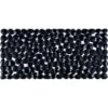 Spirella Wanneneinlage Pebble 75 Cm X 36 Cm Black