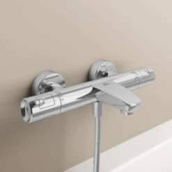 Ideal Standard Badethermostat Ceratherm T50 Aufputz Chrom -Badezimmerbedarf Geschäft 189337 3049 9