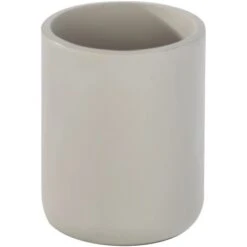 Wenko Zahnputzbecher Planet Taupe -Badezimmerbedarf Geschäft 21100 sb freisteller de 02