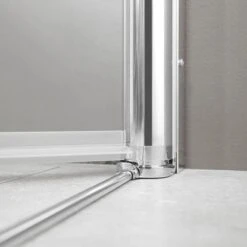 Breuer Drehtür Für Nische Rechts Elana 8 Silber Matt Klarglas 90 Cm -Badezimmerbedarf Geschäft 2163095 2570 1714 3