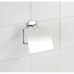 Wenko Toilettenpapierhalter Cuba Mit Deckel Chrom -Badezimmerbedarf Geschäft 22176100 sb ambiente de 02