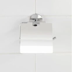 Wenko Toilettenpapierhalter Cuba Mit Deckel Chrom -Badezimmerbedarf Geschäft 22176100 sb ambiente de 03