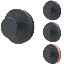 Tiger Haken Urban Groß Schwarz 26 Tiger Haken Urban Groß Schwarz -Badezimmerbedarf Geschäft 2332 4621 4008911317077 13