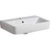Geberit Waschbecken Renova Compact 55 Cm Weiß Hahnloch Und Überlauf -Badezimmerbedarf Geschäft 23 226155000 Primary Image