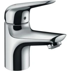 Hansgrohe Einhebel-Waschbeckenarmatur Novus 70 Mm Mit Zugstangen-Ablaufg. Chrom