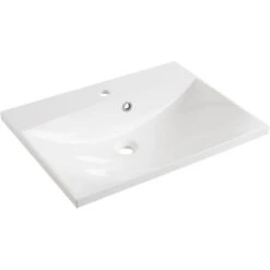 Fackelmann Handwaschbecken VC60 Weiß 60 Cm