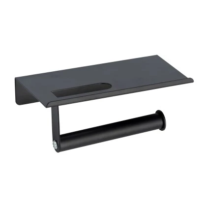 Allstar Wand-Toilettenpapierhalter Walli Schwarz Matt 18 Cm X 9,5 Cm X 7,5 Cm 3 Allstar Wand-Toilettenpapierhalter Walli Schwarz Matt 18 Cm X 9,5 Cm X 7,5 Cm