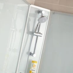 Schulte Komplettduschkabine Korfu II Mit Boiler Pumpe Alu-Natur Hellgrün -Badezimmerbedarf Geschäft 32020 2053 4060991009983 8