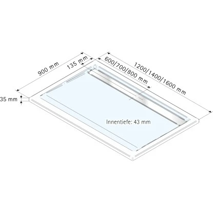 Schulte Duschwanne Mit Rinne Rechteck 90 Cm X 140 Cm 4 Schulte Duschwanne Mit Rinne Rechteck 90 Cm X 140 Cm – Bild 2