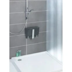 Wenko Duschklappsitz Secura Premium Anthrazit -Badezimmerbedarf Geschäft 38243602 sb ambiente de 02