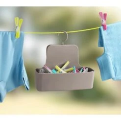 Wenko Duschcaddy Barcelona Taupe Kunststoff (TPE), 26 X 24 X 9 Cm Taupe -Badezimmerbedarf Geschäft 38256817 sb ambiente de 04