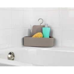 Wenko Duschcaddy Barcelona Taupe Kunststoff (TPE), 26 X 24 X 9 Cm Taupe -Badezimmerbedarf Geschäft 38256817 sb ambiente de 07