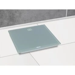 Wenko Personenwaage LED-Display Glas 30 X 2.1 X 30 Cm Grau