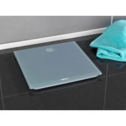 Wenko Personenwaage LED-Display Glas 30 X 2.1 X 30 Cm Grau -Badezimmerbedarf Geschäft 38299951 sb ambiente de 03
