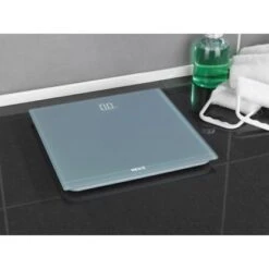 Wenko Personenwaage LED-Display Glas 30 X 2.1 X 30 Cm Grau -Badezimmerbedarf Geschäft 38299951 sb ambiente de 04