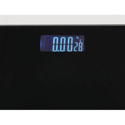 Wenko Personenwaage LCD Schwarz Glas 28 X 2.2 X 28 Cm Schwarz 4 Wenko Personenwaage LCD Schwarz Glas 28 X 2.2 X 28 Cm Schwarz – Bild 2