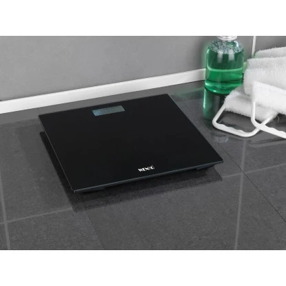 Wenko Personenwaage LCD Schwarz Glas 28 X 2.2 X 28 Cm Schwarz 7 Wenko Personenwaage LCD Schwarz Glas 28 X 2.2 X 28 Cm Schwarz – Bild 5