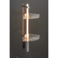 Wenko LED Duscheckregal 74 Cm Warmweiß -Badezimmerbedarf Geschäft 38331460 sb ambiente de 02