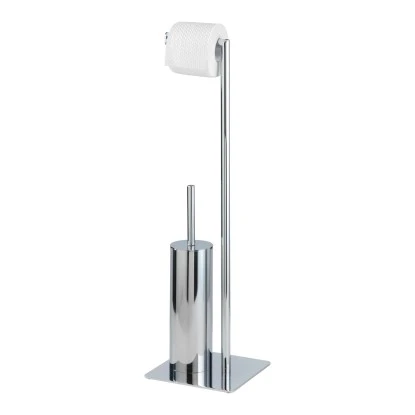 Wenko Stand WC-Garnitur Recco Chrom 3 Wenko Stand WC-Garnitur Recco Chrom