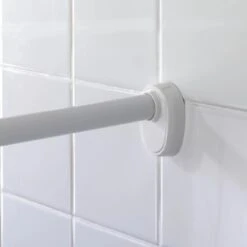 Wenko Winkelstange Universal Extra Stark Chrom -Badezimmerbedarf Geschäft 385446 1068 picture 3