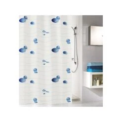 Kleine Wolke Duschvorhang Miami Blau 180 X 200 Cm