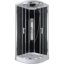 Sanotechnik Komplettduschkabine Trend 1 Chrom-Optik 210 Cm X 90 Cm -Badezimmerbedarf Geschäft 3 komplettdusche trend 1 2