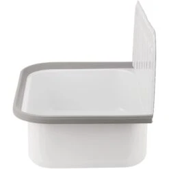 Sanitop-Wingenroth Ausgussbecken Glasierter Stahl 50 Cm Weiß -Badezimmerbedarf Geschäft 4006596042086 2177 3