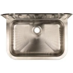 Sanitop-Wingenroth Ausgussbecken Edelstahl 50 Cm Chrom 14 Sanitop-Wingenroth Ausgussbecken Edelstahl 50 Cm Chrom -Badezimmerbedarf Geschäft 4006596042161 2177 5