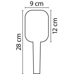 AquaSu Handbrause Larus Mit 3 Strahlarten Chrom-Weiß -Badezimmerbedarf Geschäft 4006596721752 721752 47
