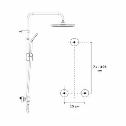 Baliv Überkopfbrause-Set KBS-22.21 Edelstahloptik 19 Baliv Überkopfbrause-Set KBS-22.21 Edelstahloptik -Badezimmerbedarf Geschäft 4007873340116 WEB01 260521