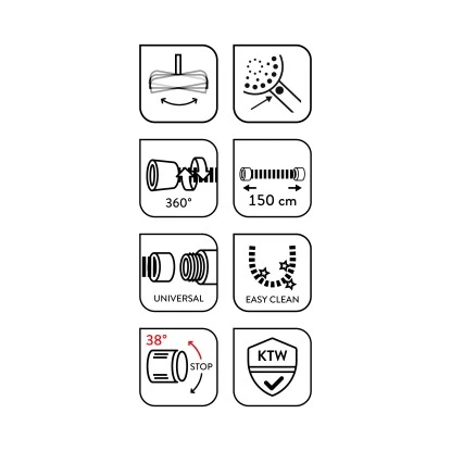 Baliv Überkopfbrause-Set KBS-22.21 Edelstahloptik 11 Baliv Überkopfbrause-Set KBS-22.21 Edelstahloptik – Bild 9