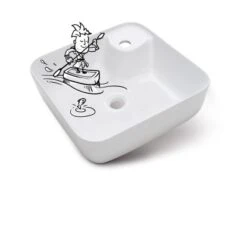 Baliv Aufsatzwaschbecken WBA-7010 43 Cm X 43 Cm -Badezimmerbedarf Geschäft 4007873411533 S03 080219