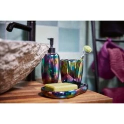 Baliv Dark Wonder Trend Aufbewahrungskörbe Flechtoptik Violett -Badezimmerbedarf Geschäft 4007873435027 AB04 040822