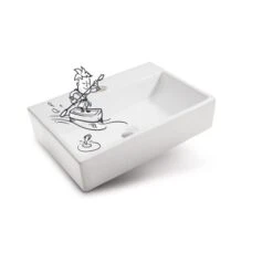 Baliv Aufsatzwaschbecken WBA-7020 Eckig 52 Mm X 36 Cm -Badezimmerbedarf Geschäft 4007874000798 S03 110219