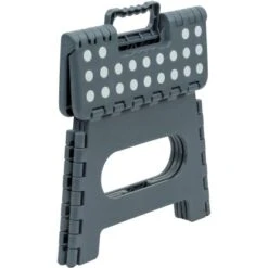 Wenko Klapptritt Rutschfest Mit Gummierten Füßen Grau -Badezimmerbedarf Geschäft 4008069130658 1068 04