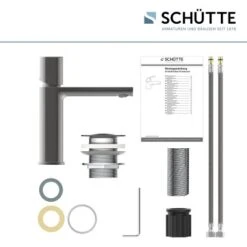 Schütte Waschtischarmatur New York Graphit Matt 17 Schütte Waschtischarmatur New York Graphit Matt -Badezimmerbedarf Geschäft 4008431336121 2759 12