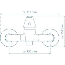 Einhebelmischer-Brausearmatur Athos Plus Chrom -Badezimmerbedarf Geschäft 4008431414003 2759 99