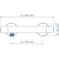 Thermostat-Duscharmatur Vico -Badezimmerbedarf Geschäft 4008431524450 2759 99