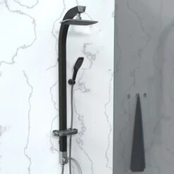 Schütte Brause-Set Madagaskar Schwarz -Badezimmerbedarf Geschäft 4008431600604 2759 5