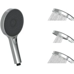 Schütte Design Handbrause Samoa Rain Chrom-Anthrazit -Badezimmerbedarf Geschäft 4008431609508 2759 4