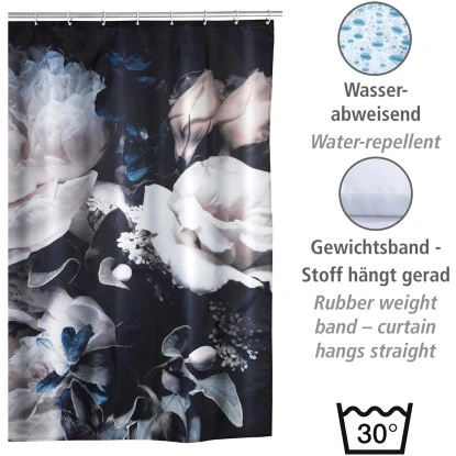 Wenko Anti-Schimmel Duschvorhang Peony Polyester 180 Cm X 200 Cm 5 Wenko Anti-Schimmel Duschvorhang Peony Polyester 180 Cm X 200 Cm – Bild 3