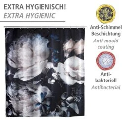 Wenko Anti-Schimmel Duschvorhang Peony Polyester 180 Cm X 200 Cm 11 Wenko Anti-Schimmel Duschvorhang Peony Polyester 180 Cm X 200 Cm -Badezimmerbedarf Geschäft 4008838303467 1068 04