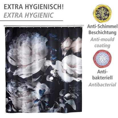 Wenko Anti-Schimmel Duschvorhang Peony Polyester 180 Cm X 200 Cm 6 Wenko Anti-Schimmel Duschvorhang Peony Polyester 180 Cm X 200 Cm – Bild 4