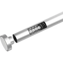 Wenko Teleskop-Duschvorhangstange Luz Ausziehbar Rostfrei 70 Cm - 115 Cm Chrom -Badezimmerbedarf Geschäft 4008838346631 1068 07