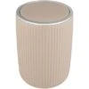 Wenko Schwingdeckeleimer Agropoli L Kosmetikeimer Mit Schwingdeckel 5,5 L Beige